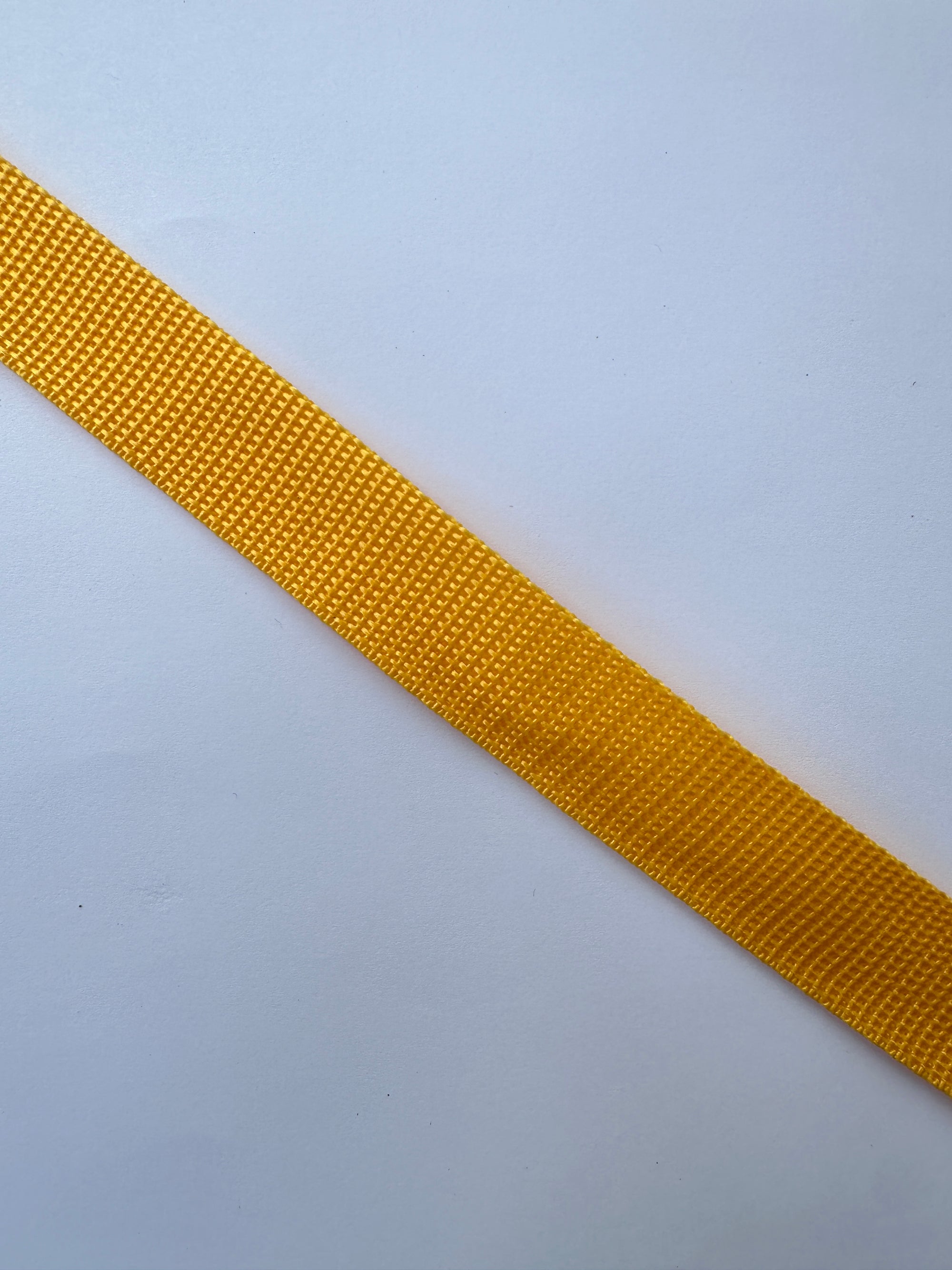 Sunshine Yellow Nylon Webbing Trim