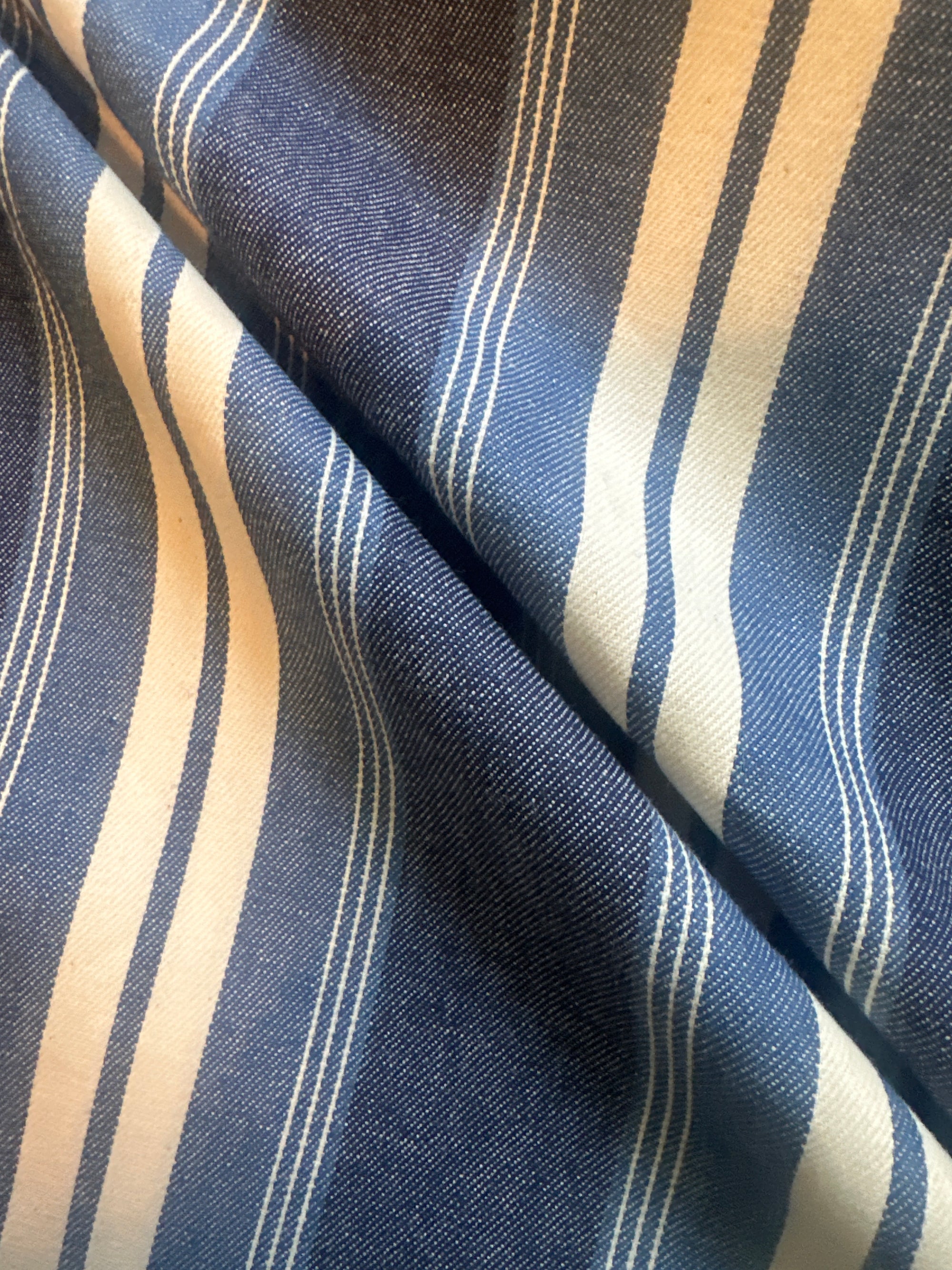 Multi-Striped Denim