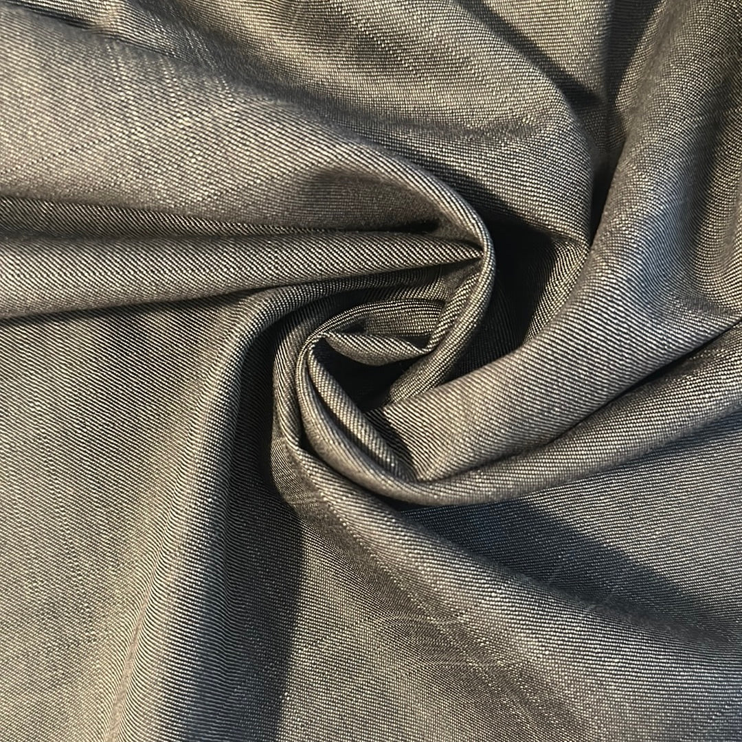 Grey Faint Plaid Suiting
