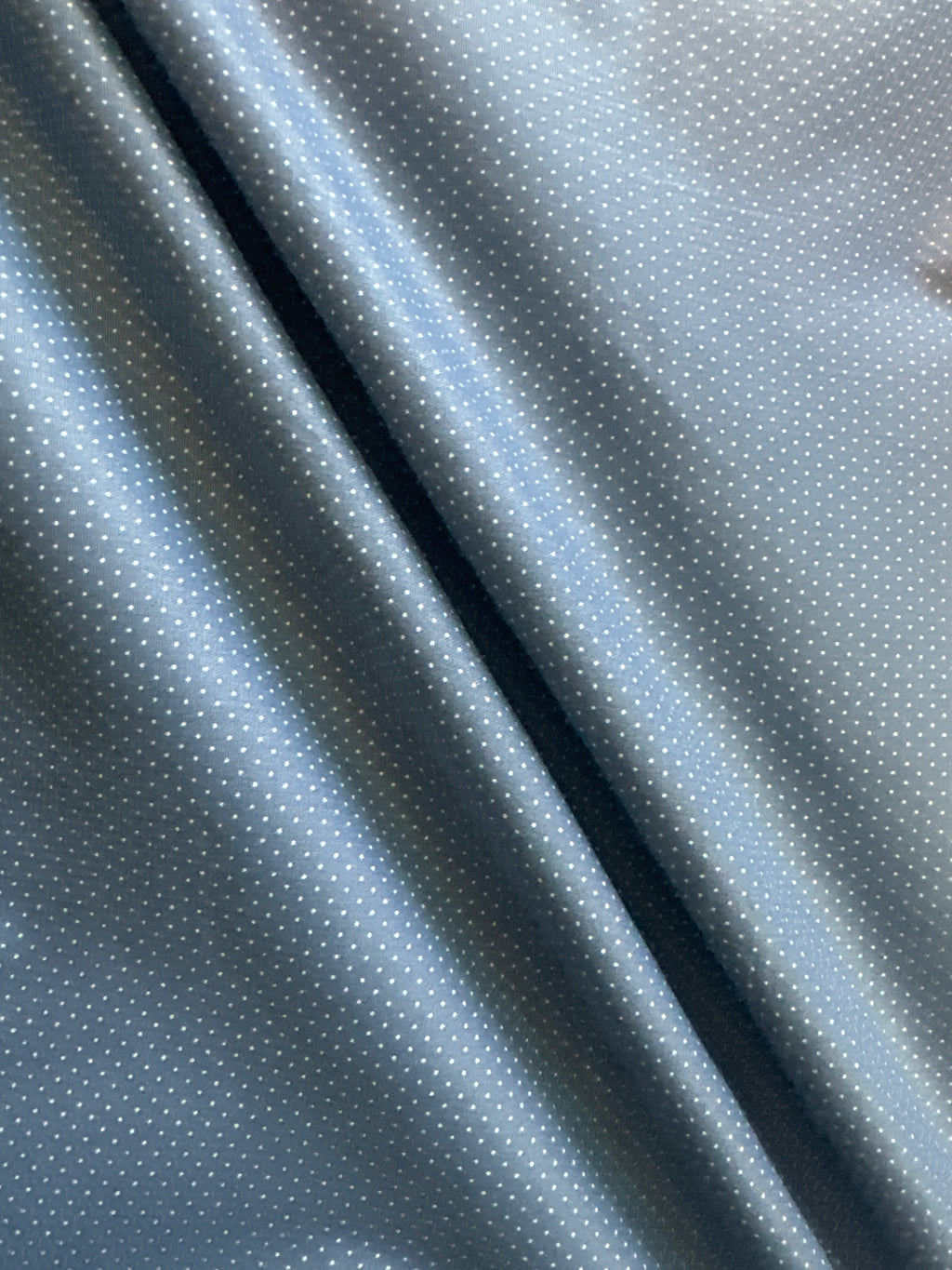 Ash Blue Polka Dot