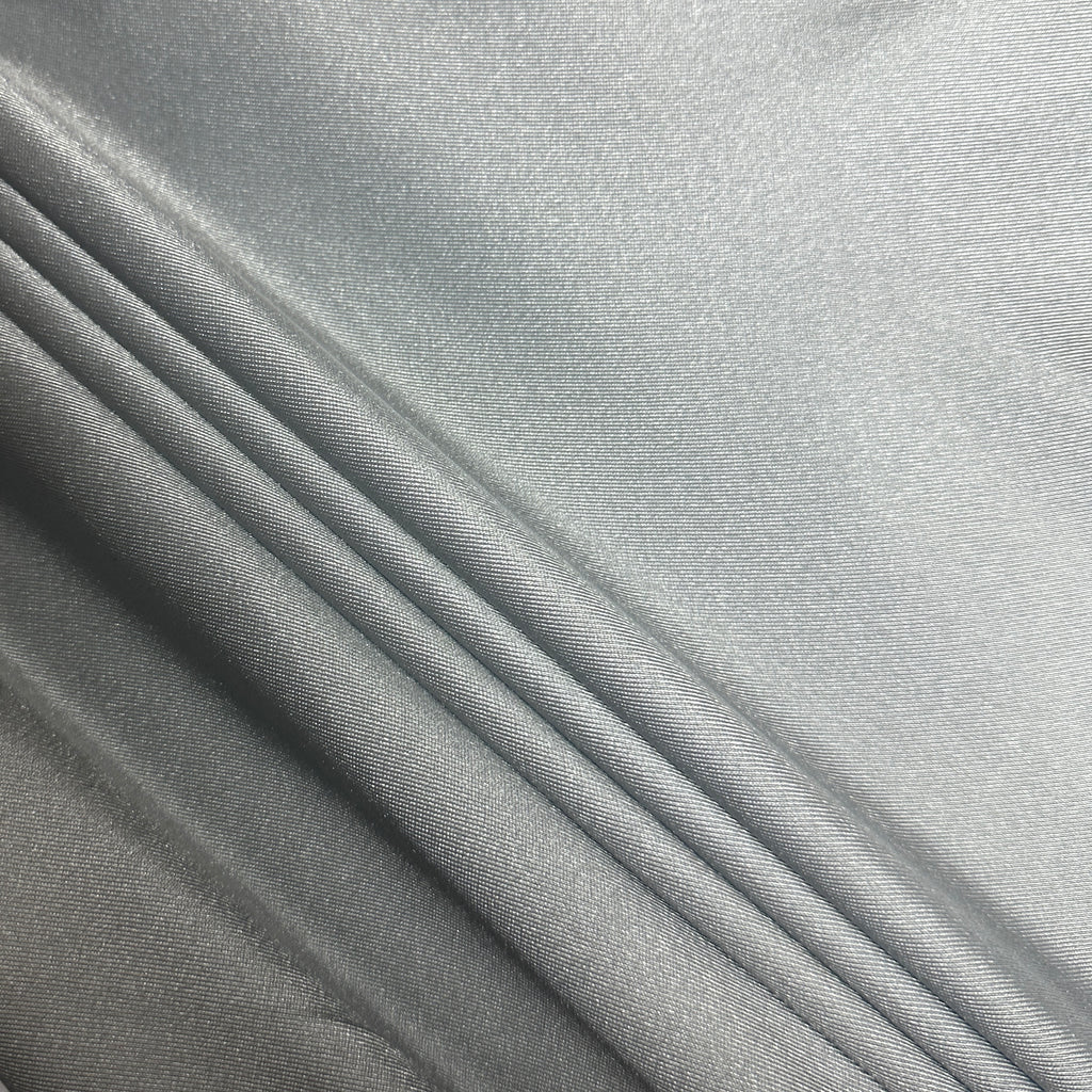 Silver Shimmer Interlock Knit