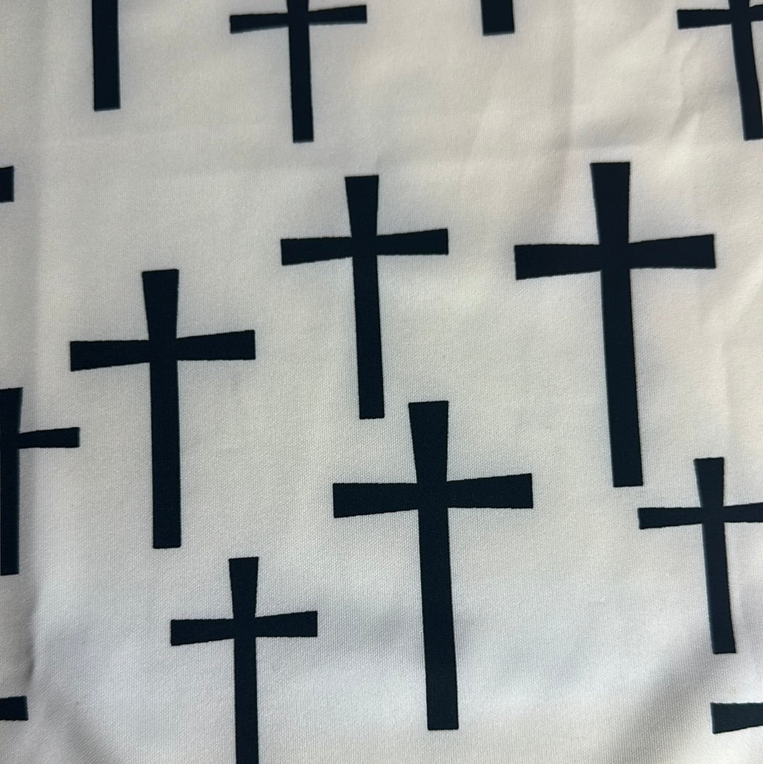 White and Black Cross