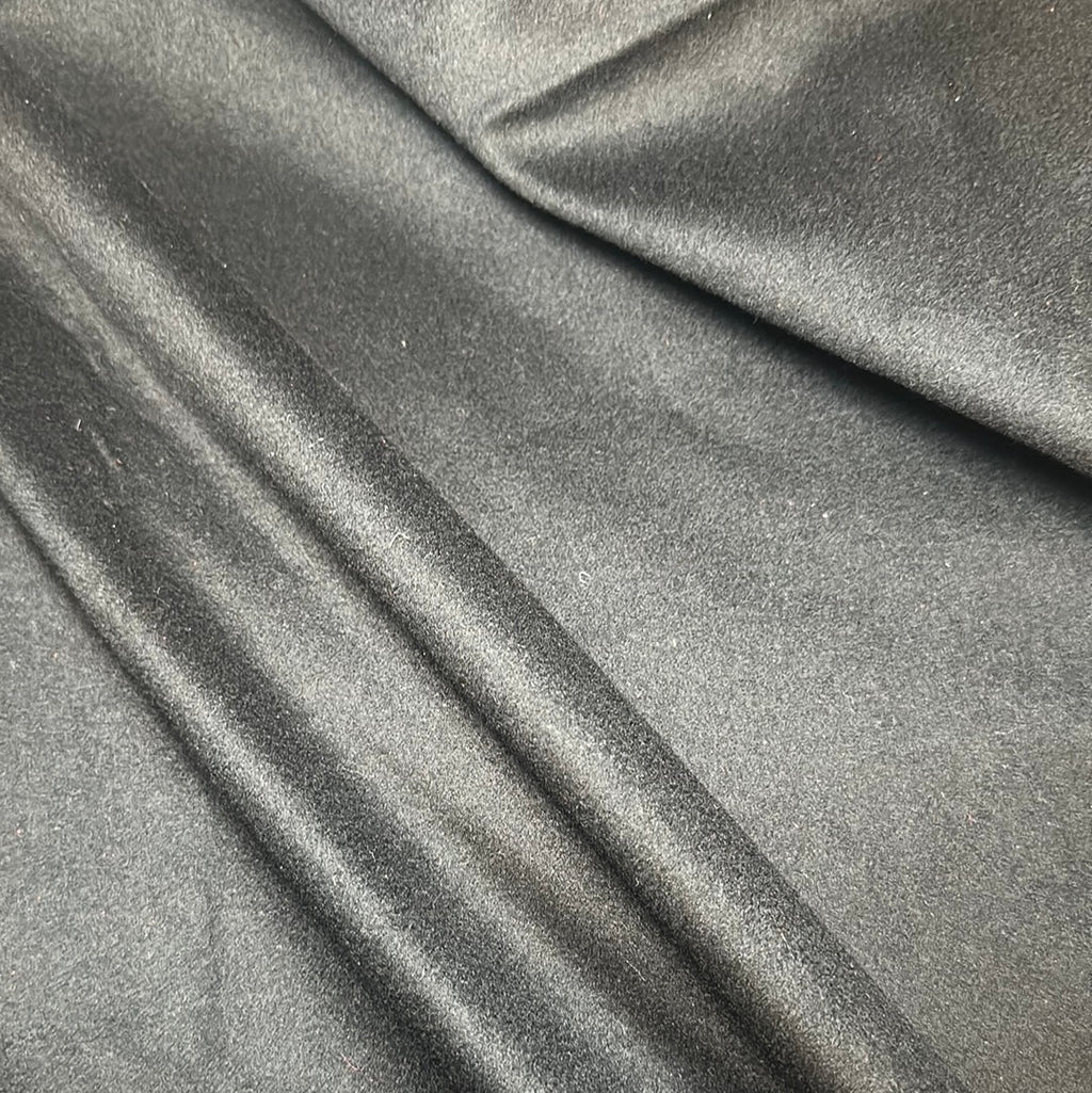 Black Wool Fused Coating