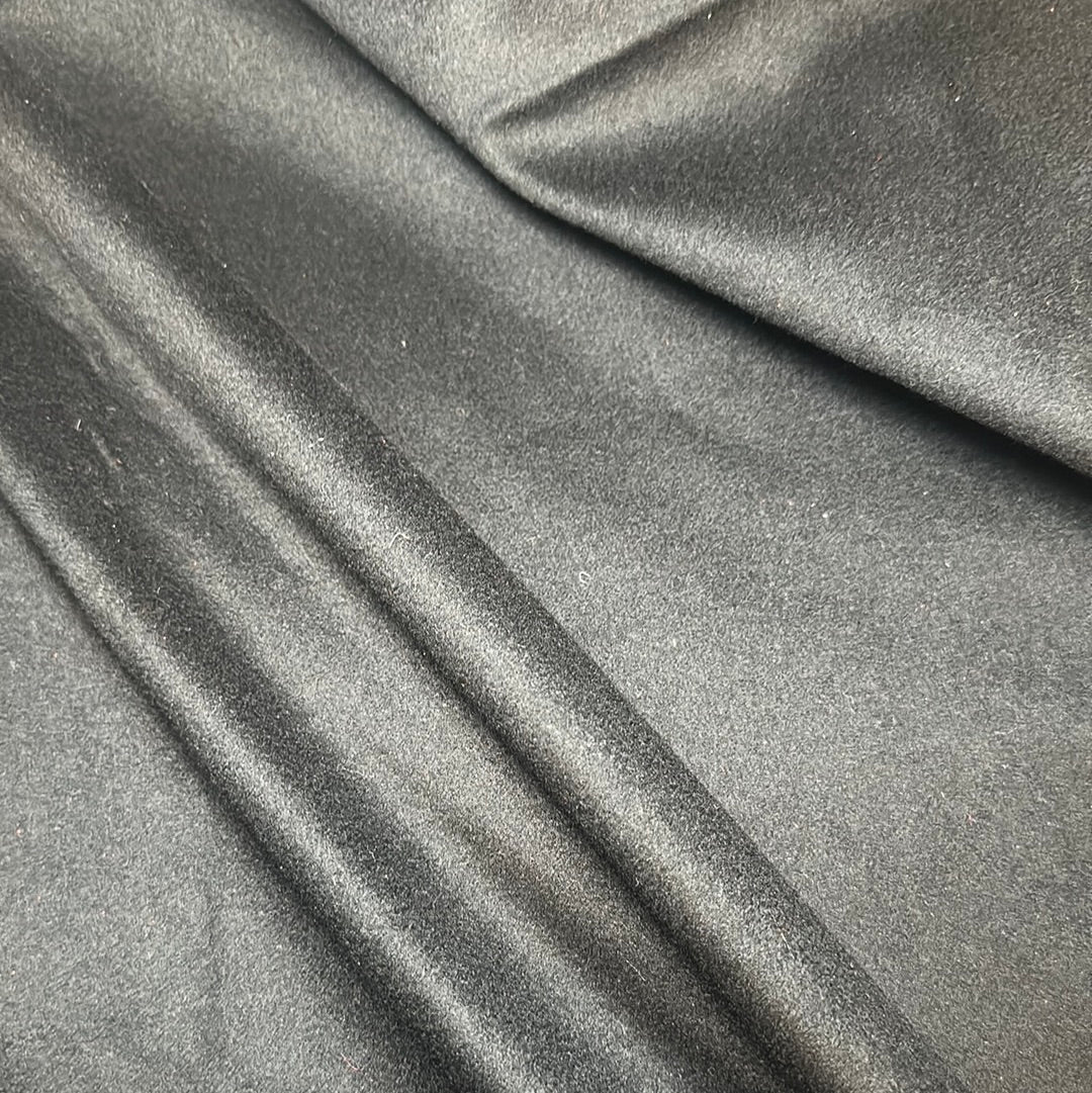 Black Wool Fused Coating