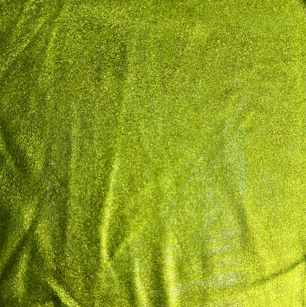 Metallic Kelly Green Spandex