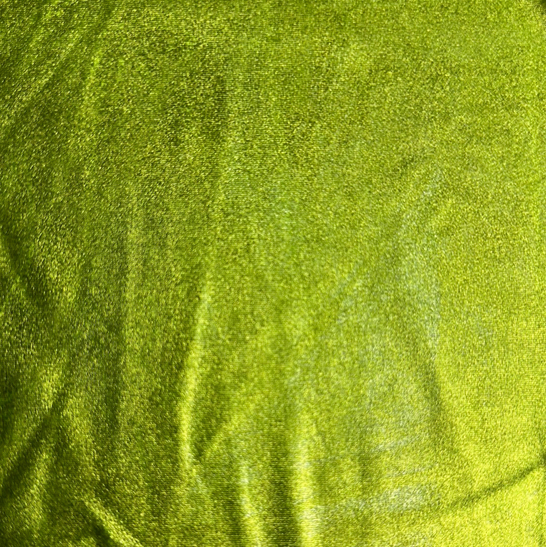 Metallic Kelly Green Spandex
