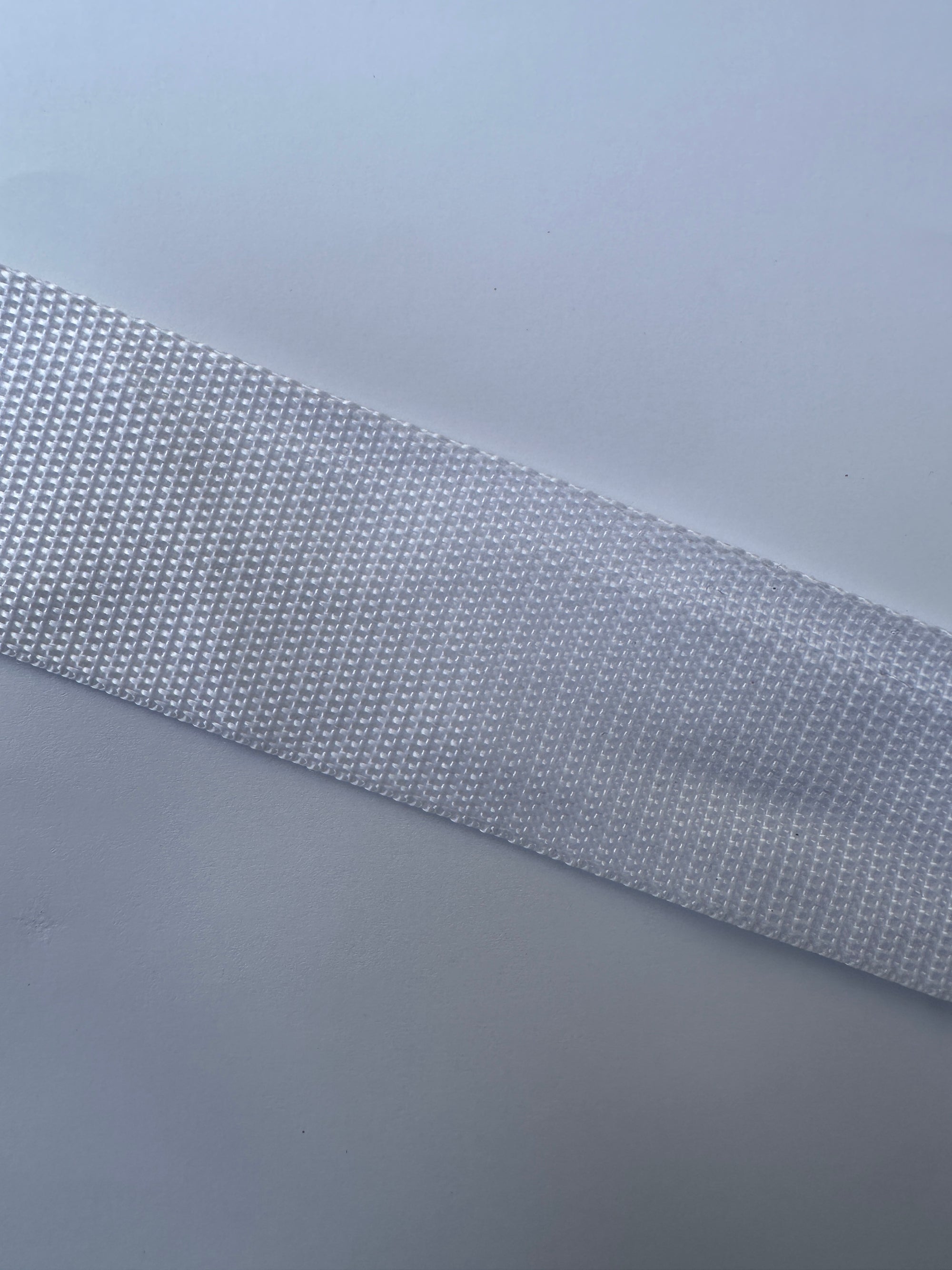 Snow White Nylon Webbing Trim