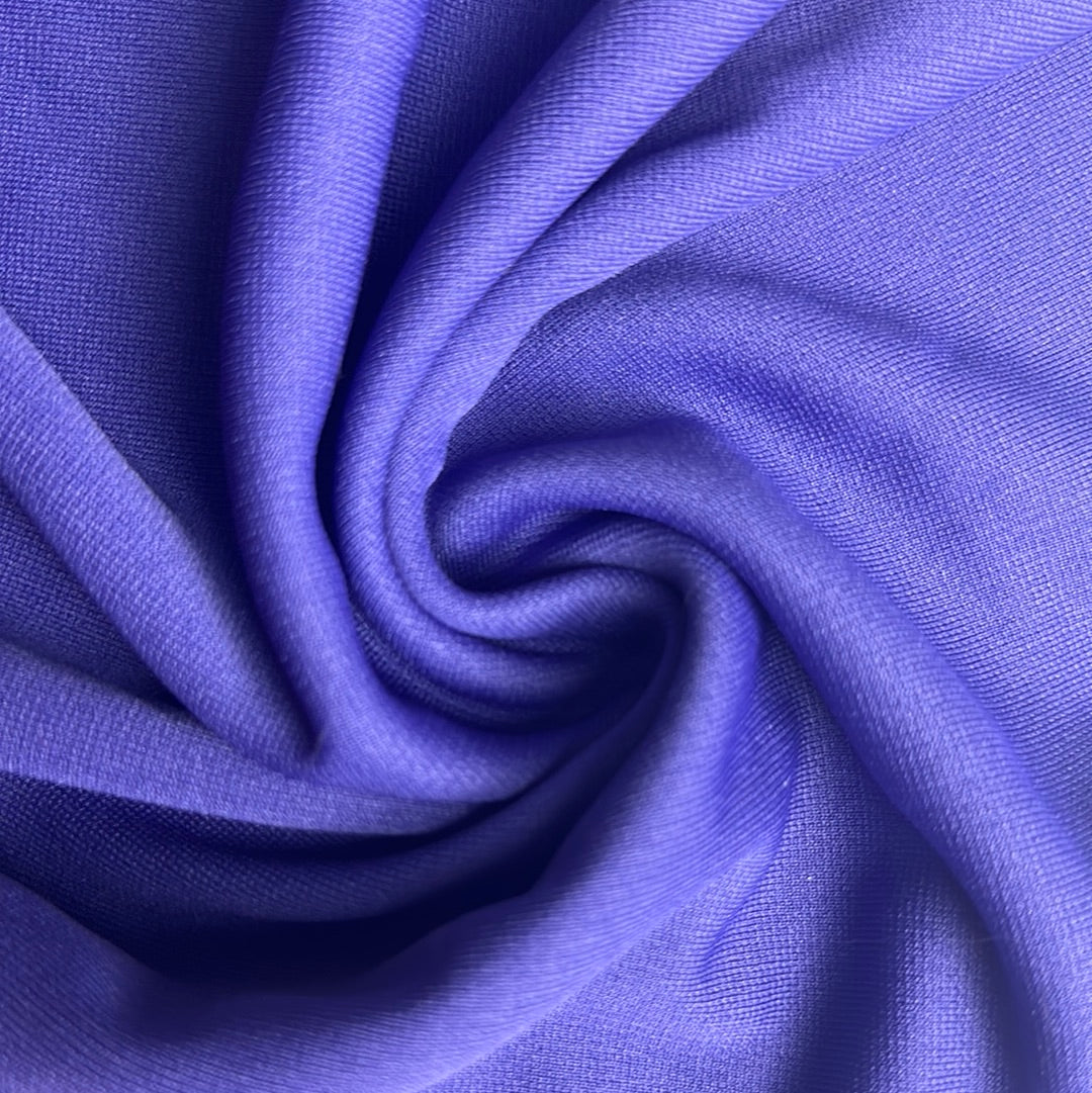 Grape Interlock Poly Knit