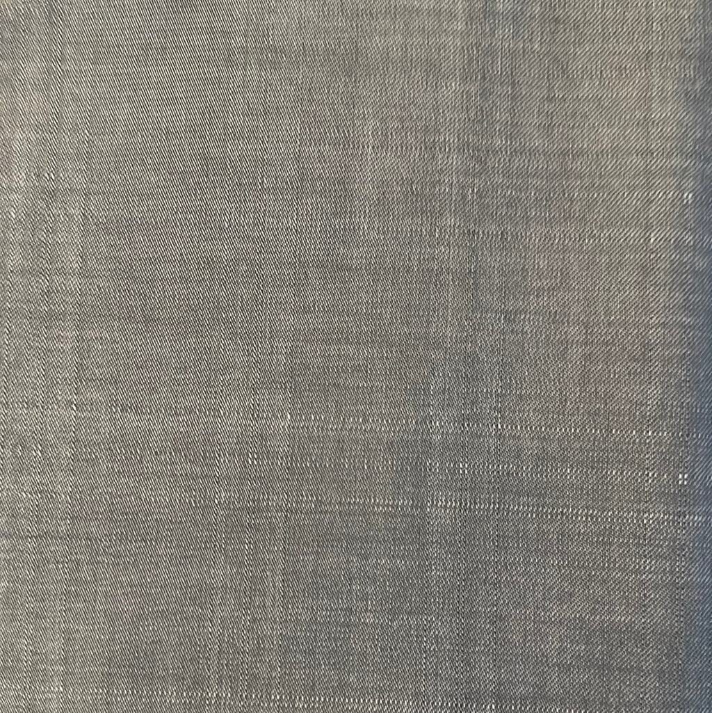 Grey Faint Plaid Suiting