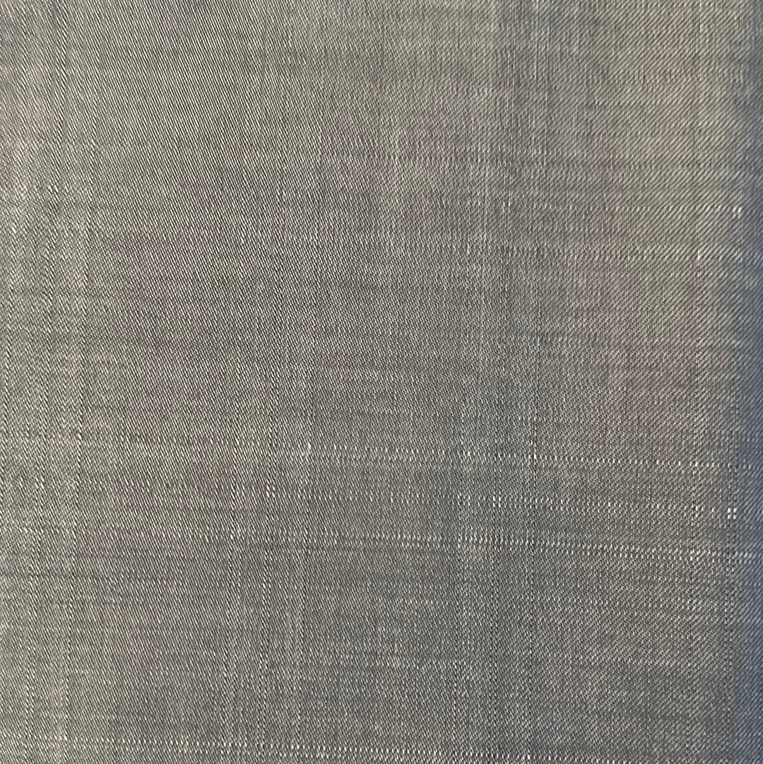 Grey Faint Plaid Suiting