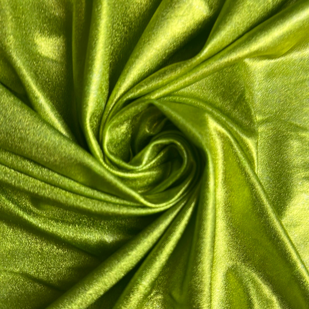 Metallic Kelly Green Spandex