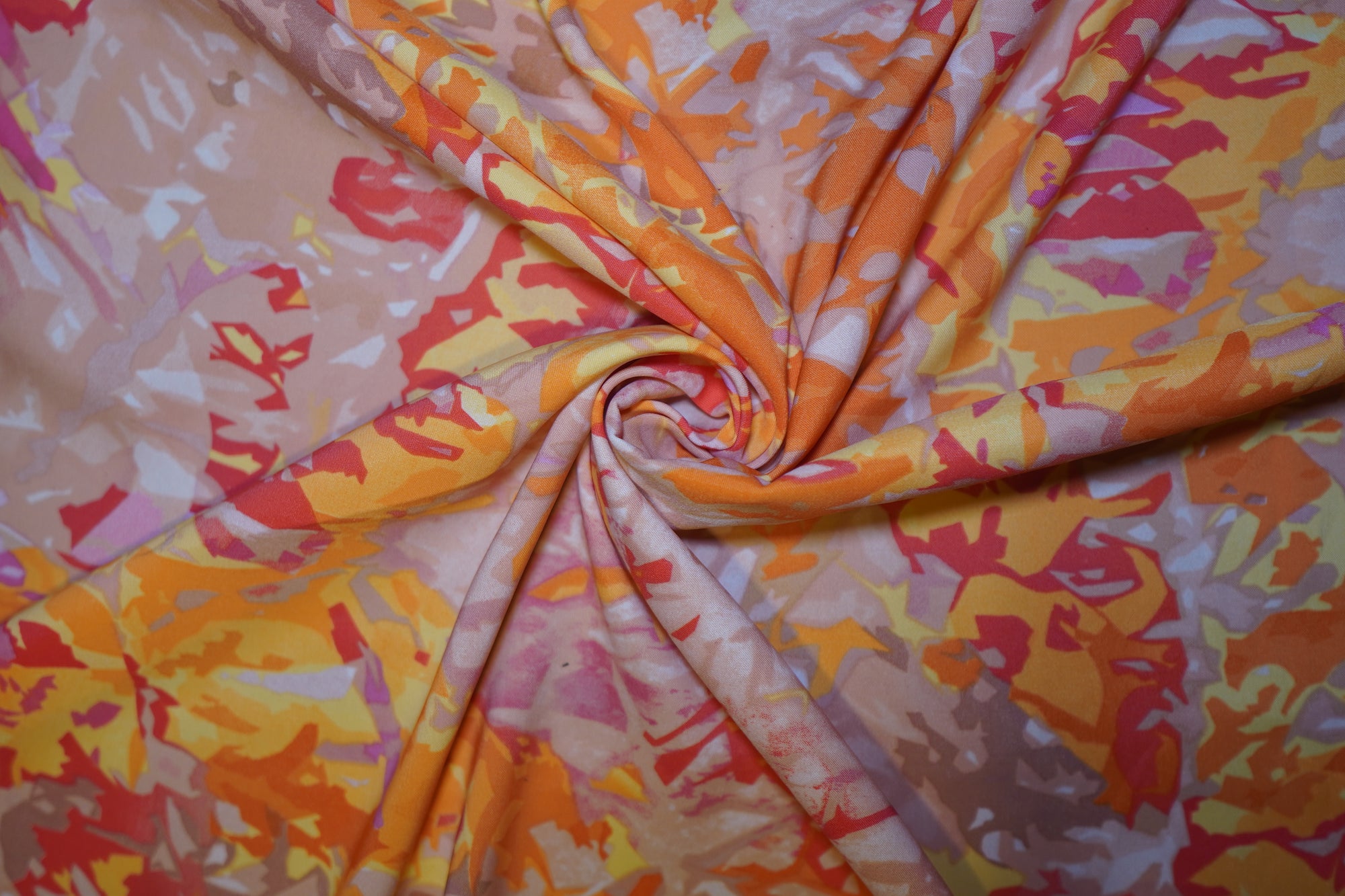 Double-Sided Citrus Crepe Back Satin