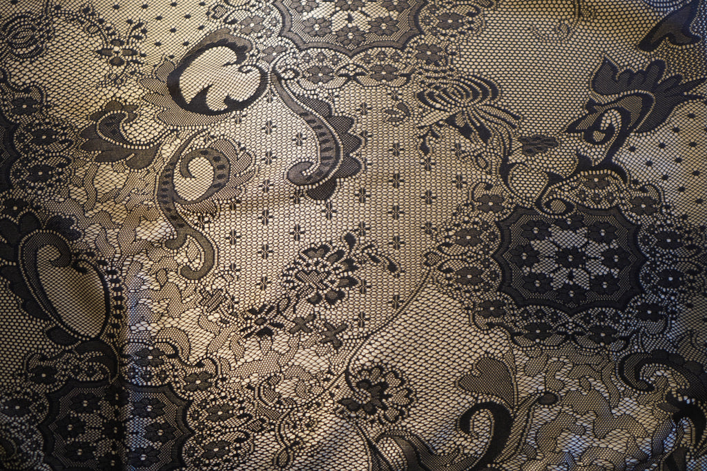 Faux Lace Silk