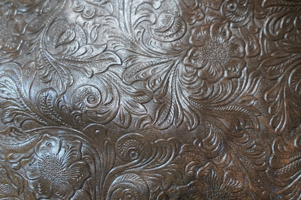 Embossed Chocolate Floral