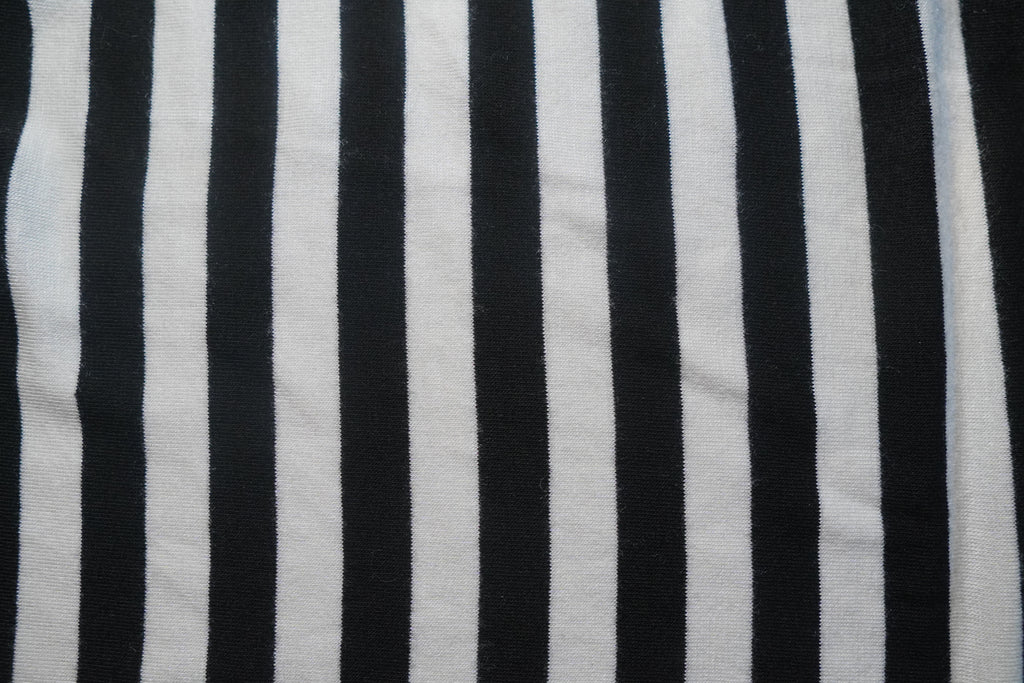 Bold Black & White Jersey Knit