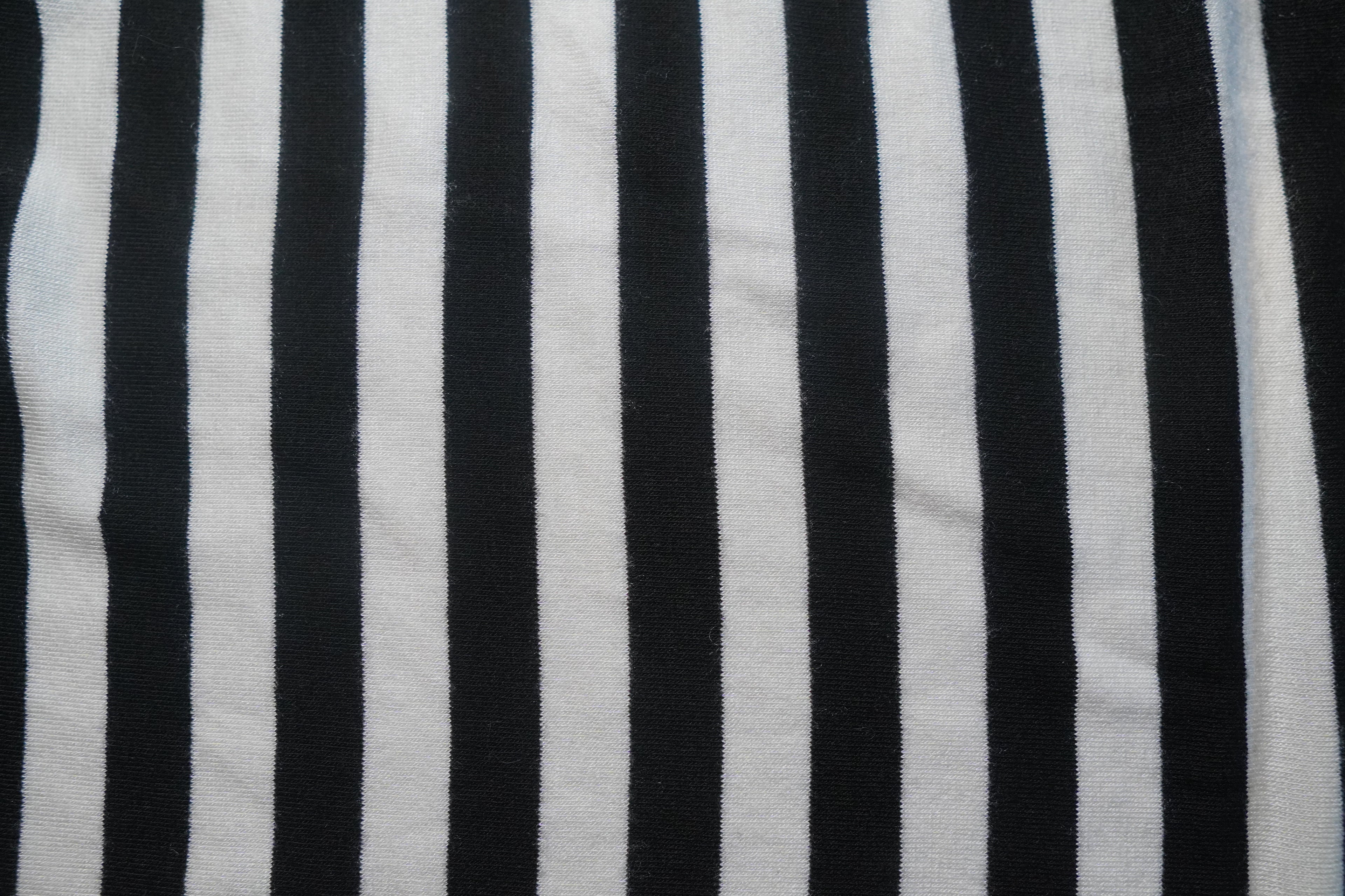 Bold Black & White Jersey Knit