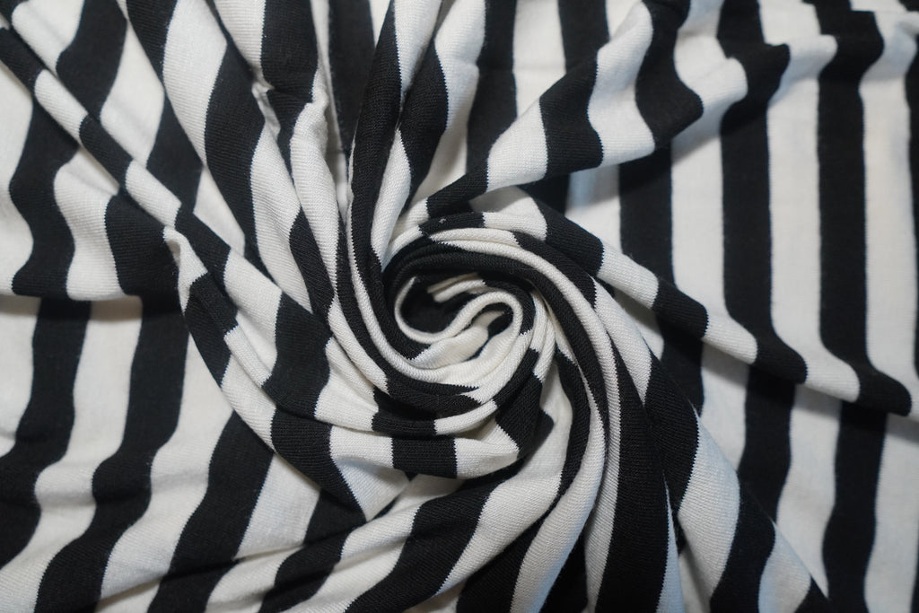 Bold Black & White Jersey Knit