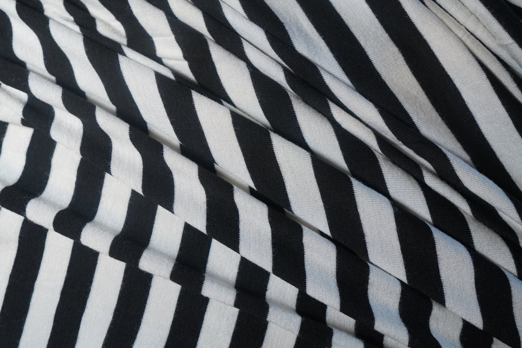 Bold Black & White Jersey Knit