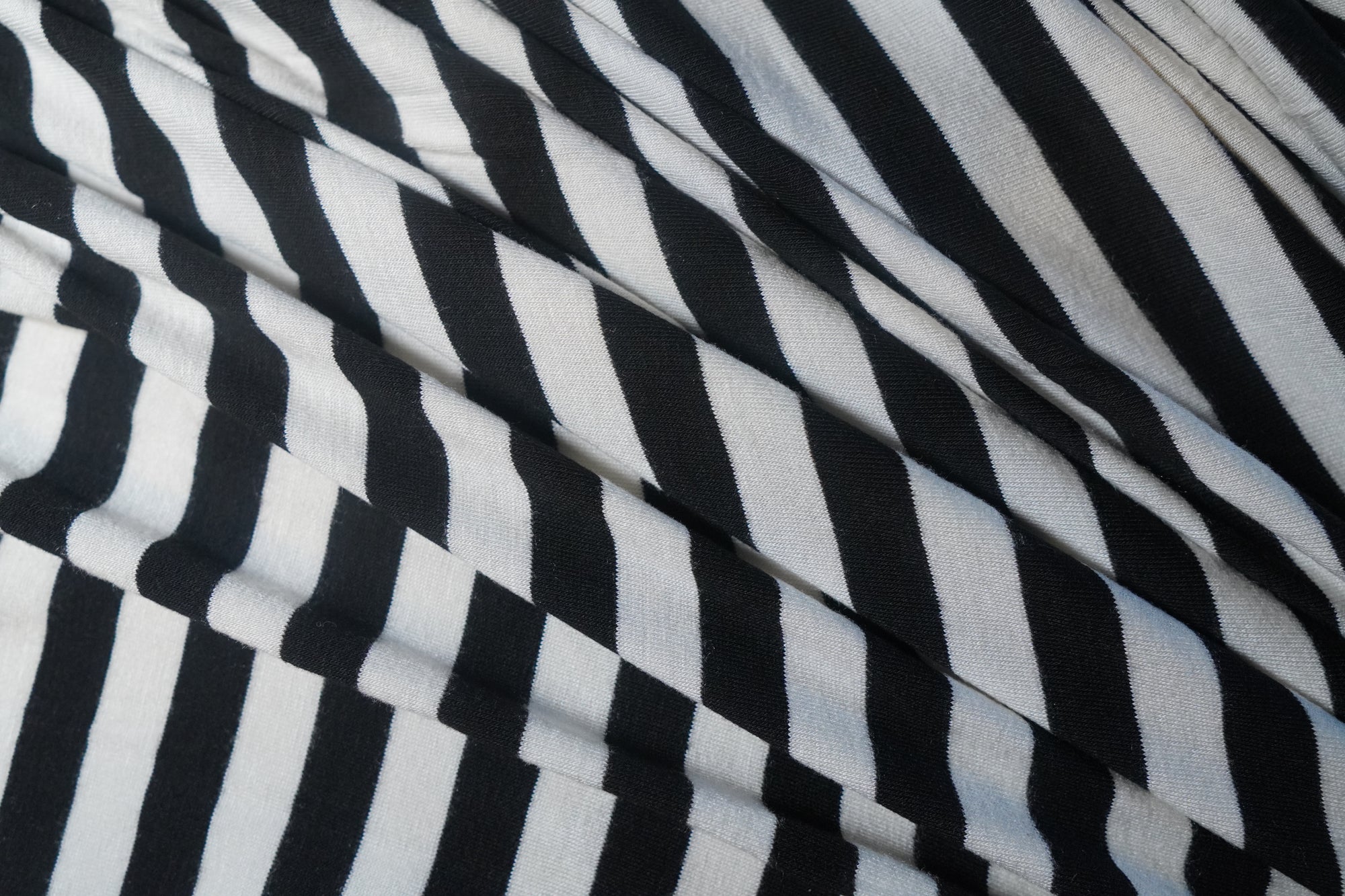 Bold Black & White Jersey Knit