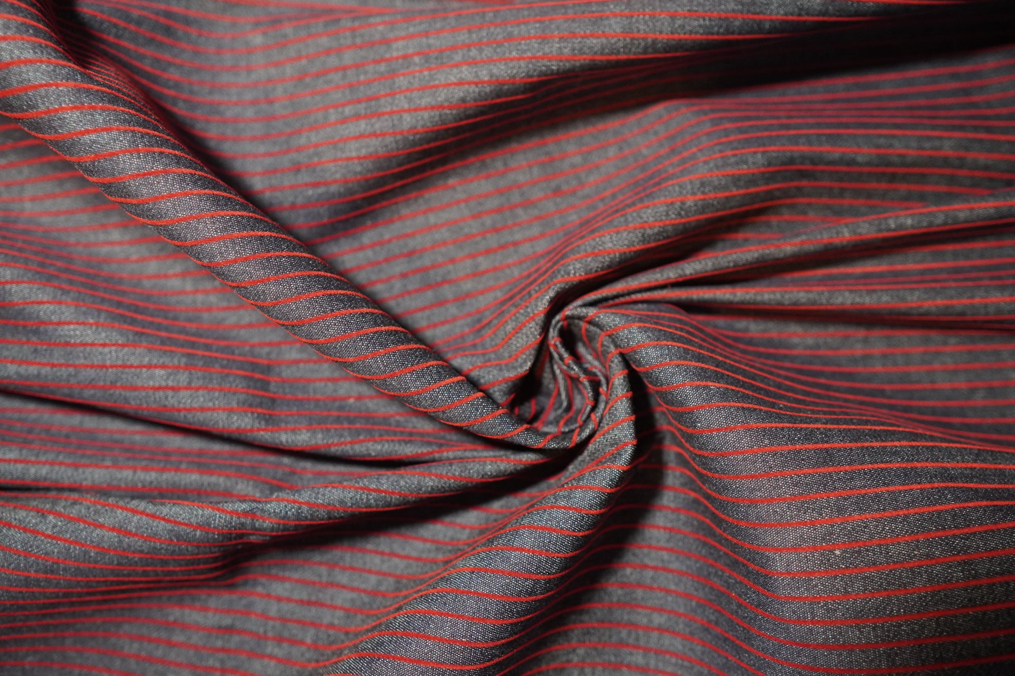 Red Thing Stripped Denim