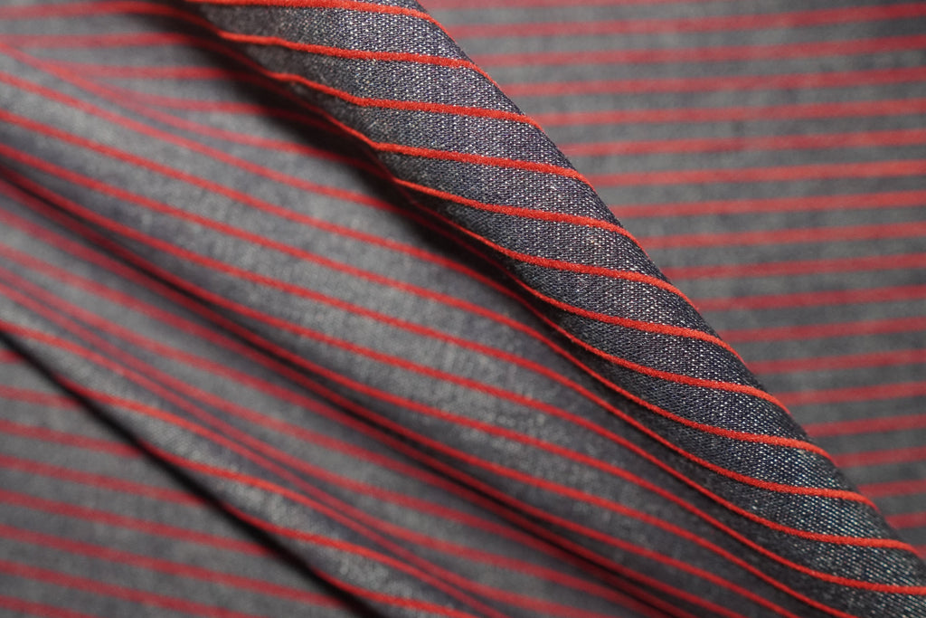 Red Thing Stripped Denim