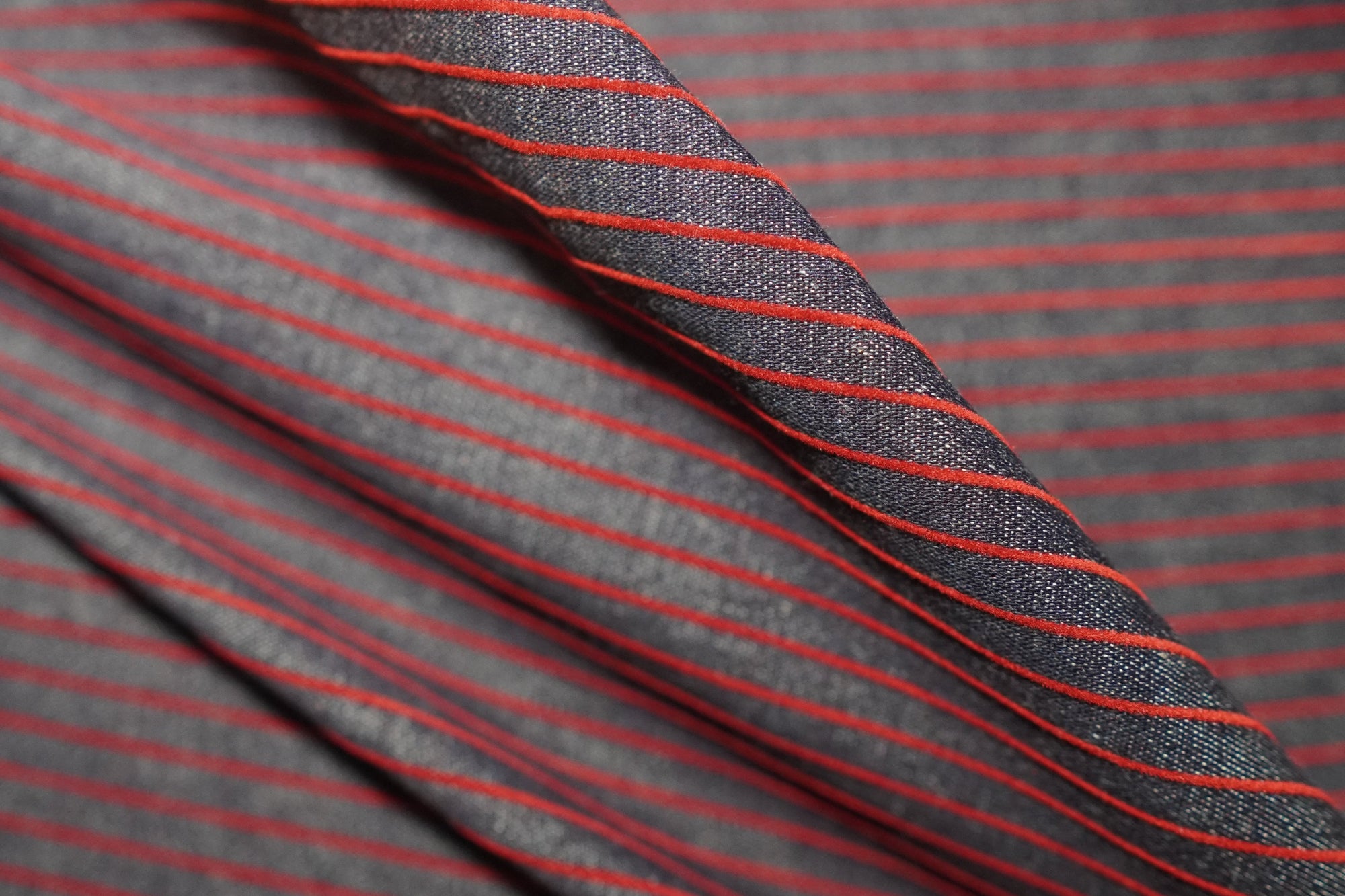 Red Thing Stripped Denim