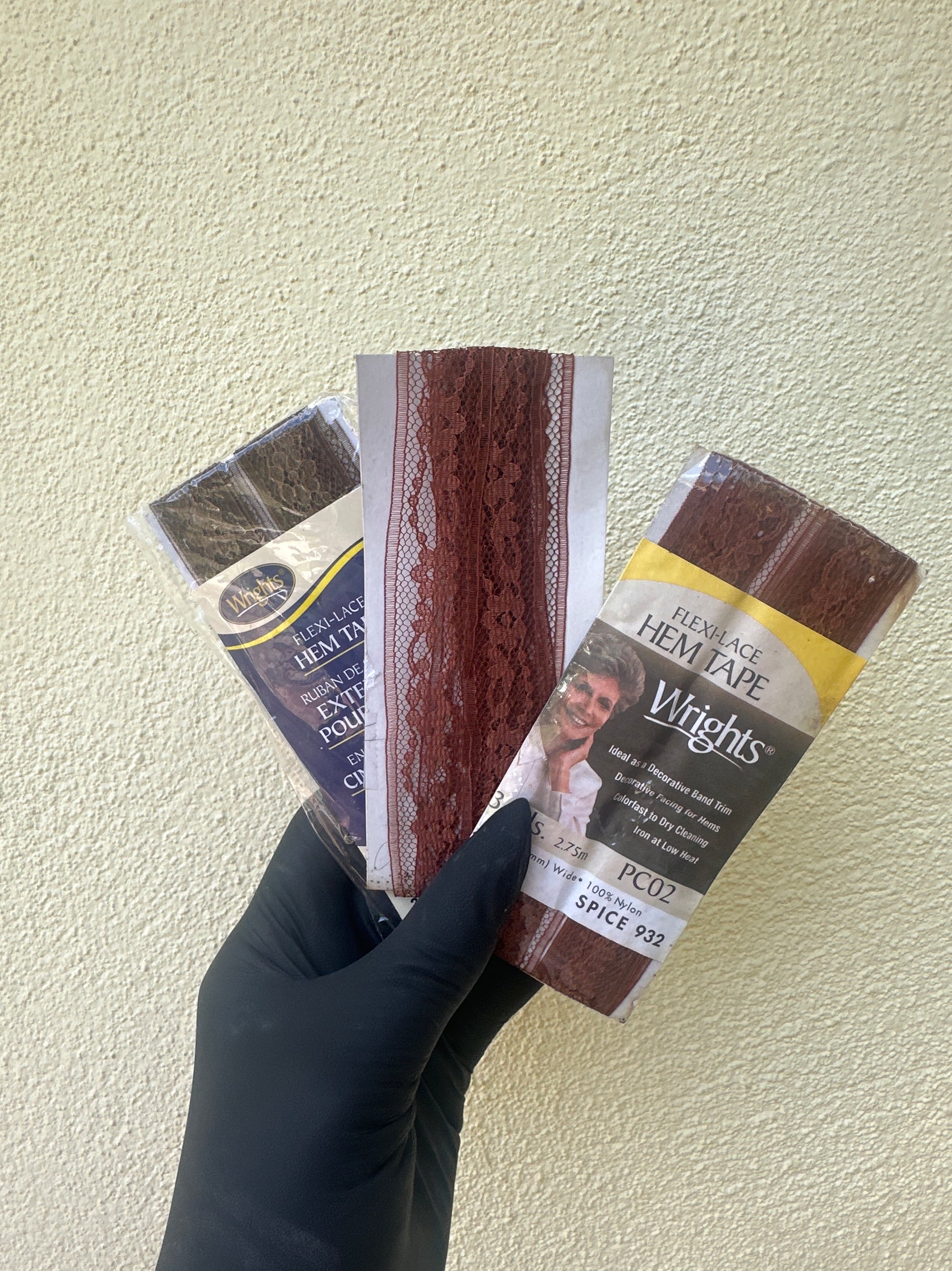 Dark Brown Flex-Lace Hem Tape