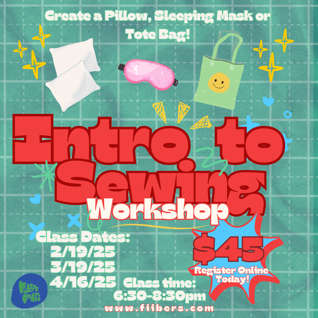 Intro to Sewing Workshop.