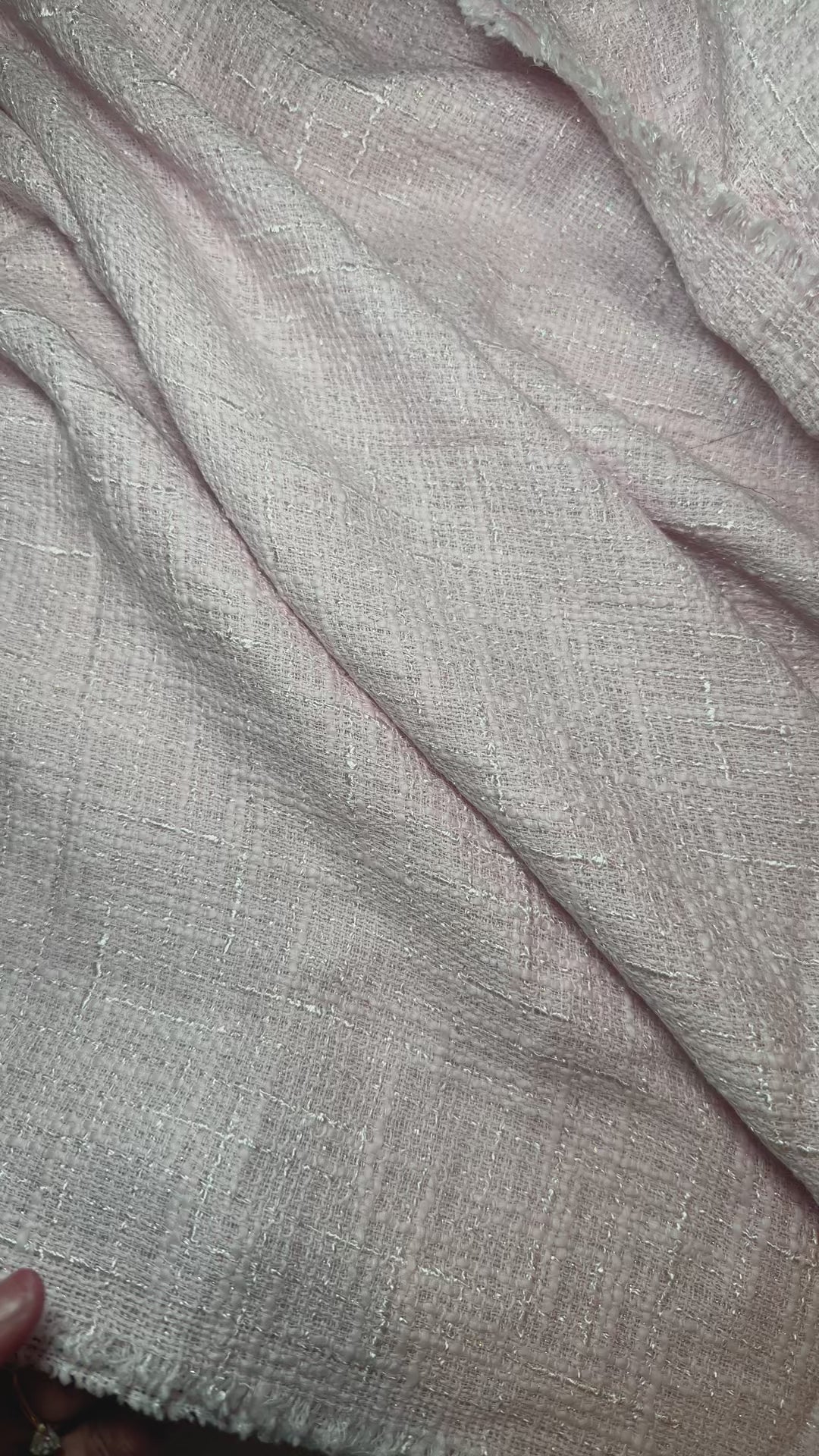 Pastel Pink Tweed