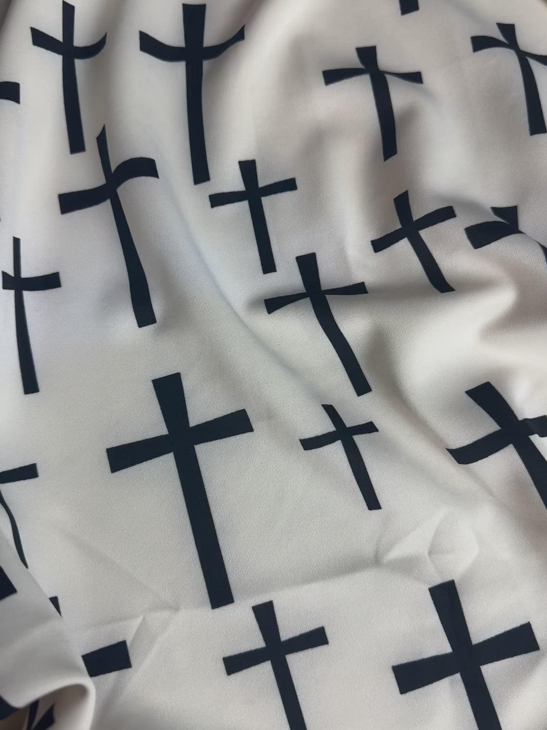 White and Black Cross